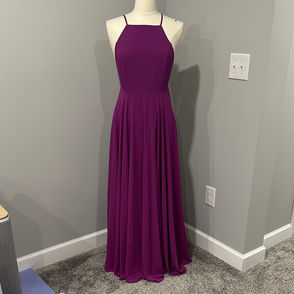 Lulu's Vibrant Purple Maxi Dress